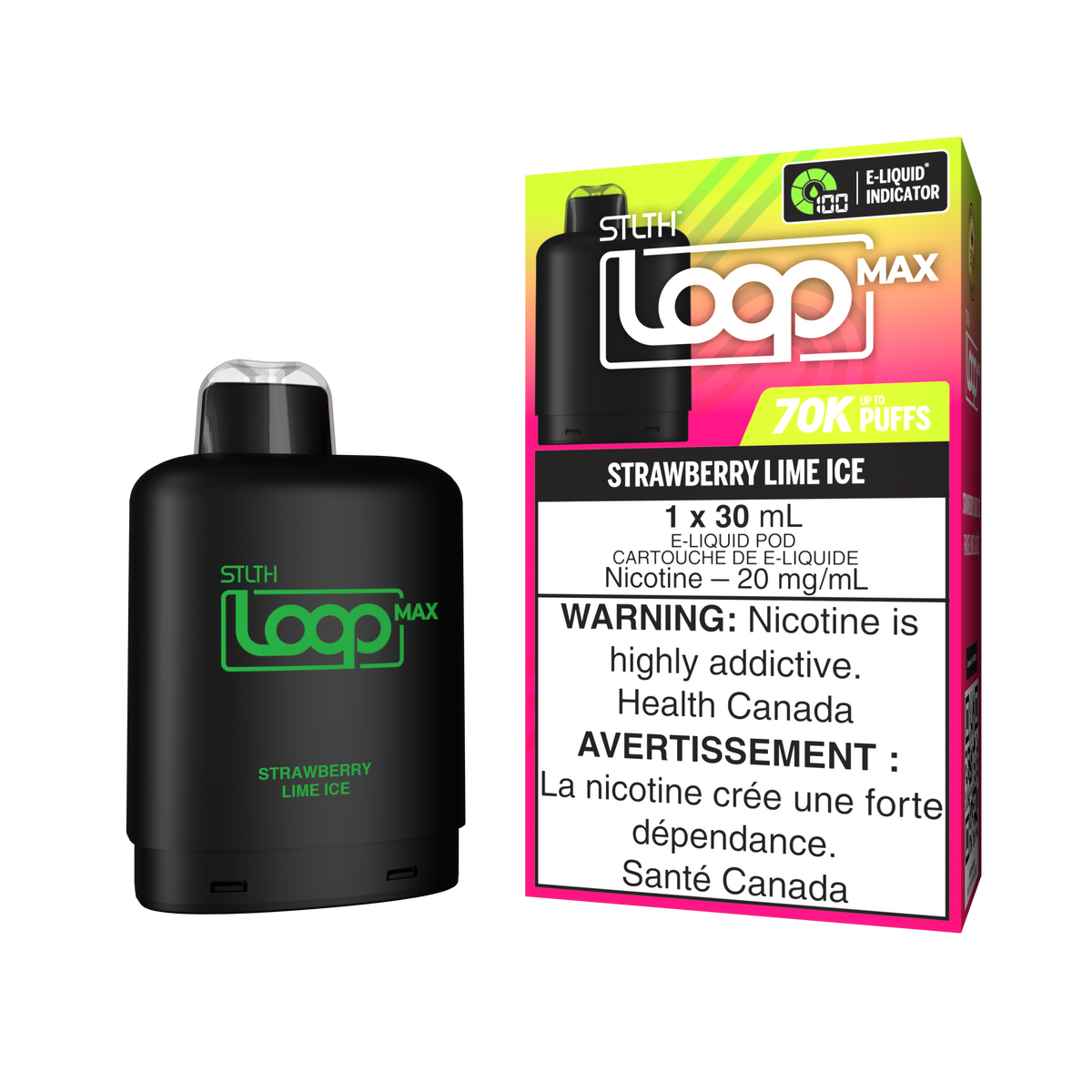 Stlth Loop Max Strawberry Lime Ice