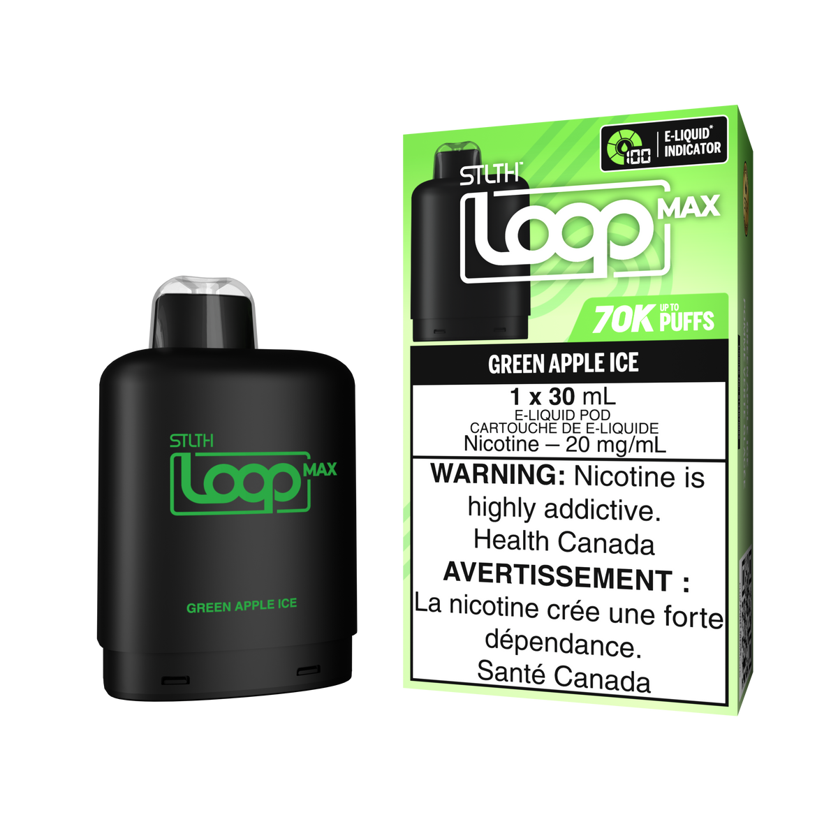 Stlth Loop Max Green Apple Ice