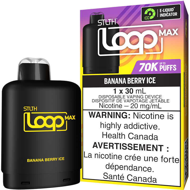 Stlth Loop Max Banana Berry Ice