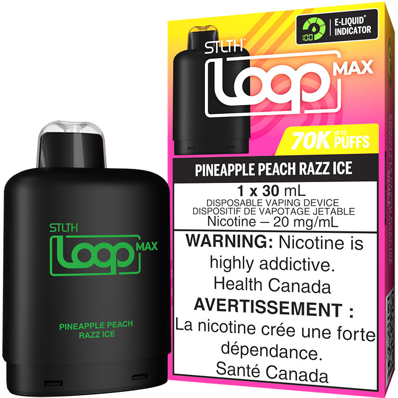 Stlth Loop Max Pineapple Peach Razz Ice