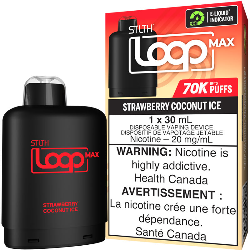 Stlth Loop Max Strawberry Coconut Ice