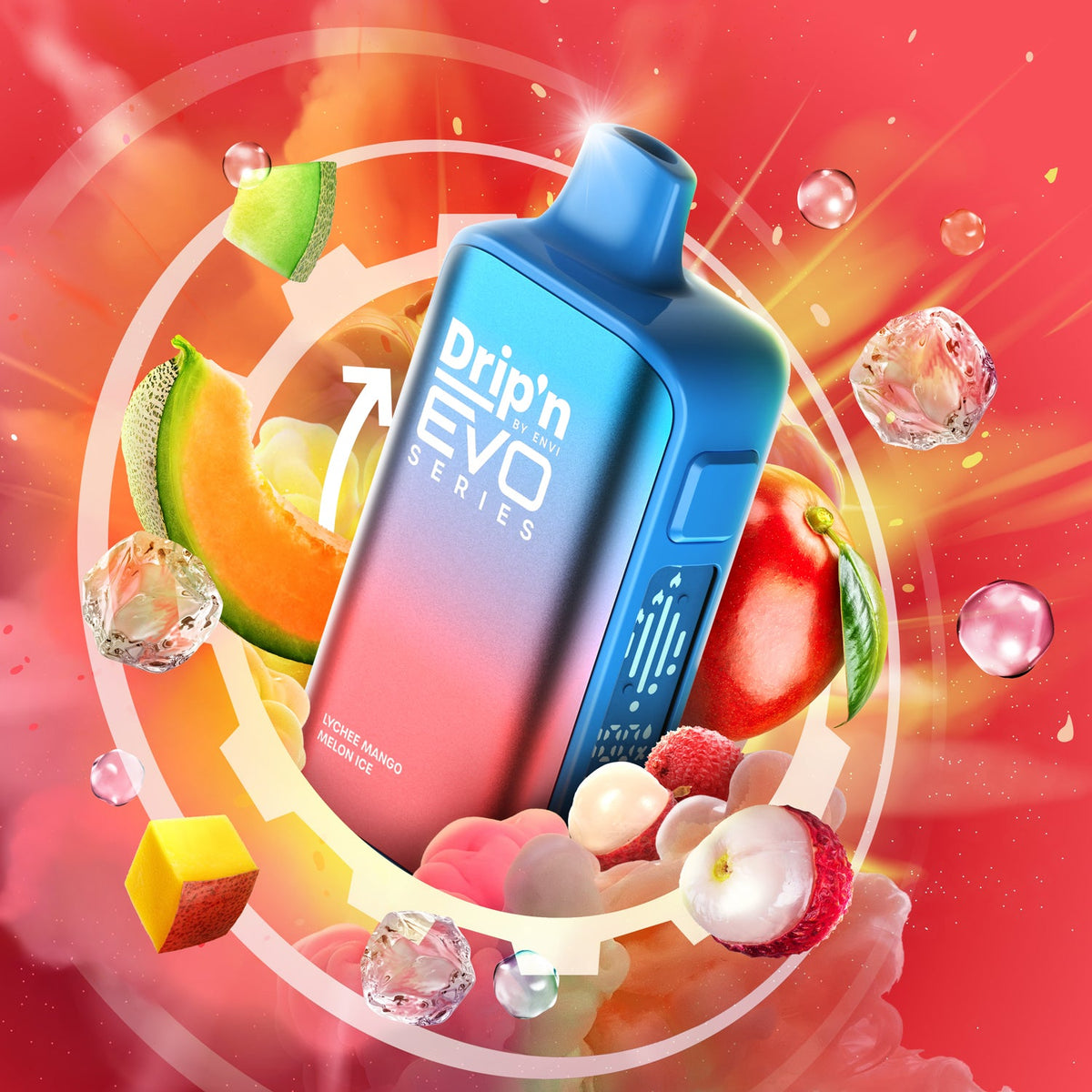 Drip'n 63 evo Lychee Mango Melon Ice