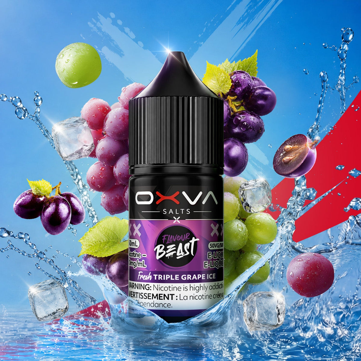 OXVA FB Salt Triple Grape Ice