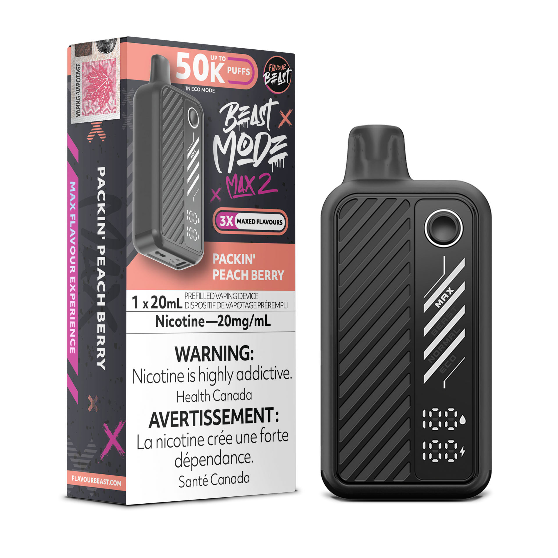 Beast Mode Max 2- Packin' Peach Berry