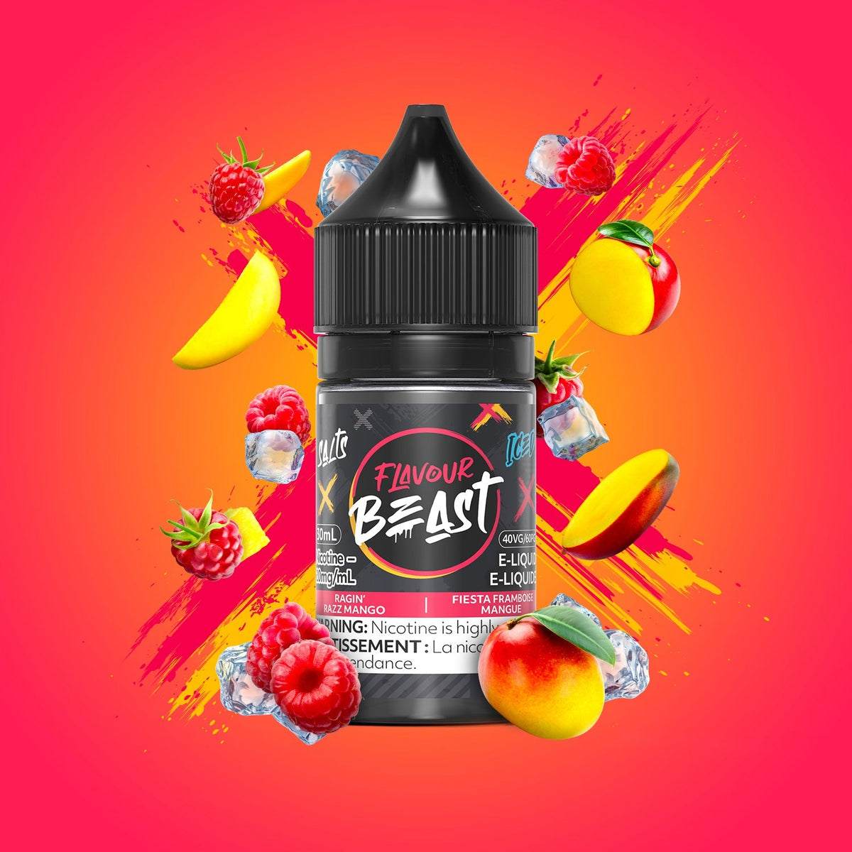 FB Salt 20 Ragin Razz Mango