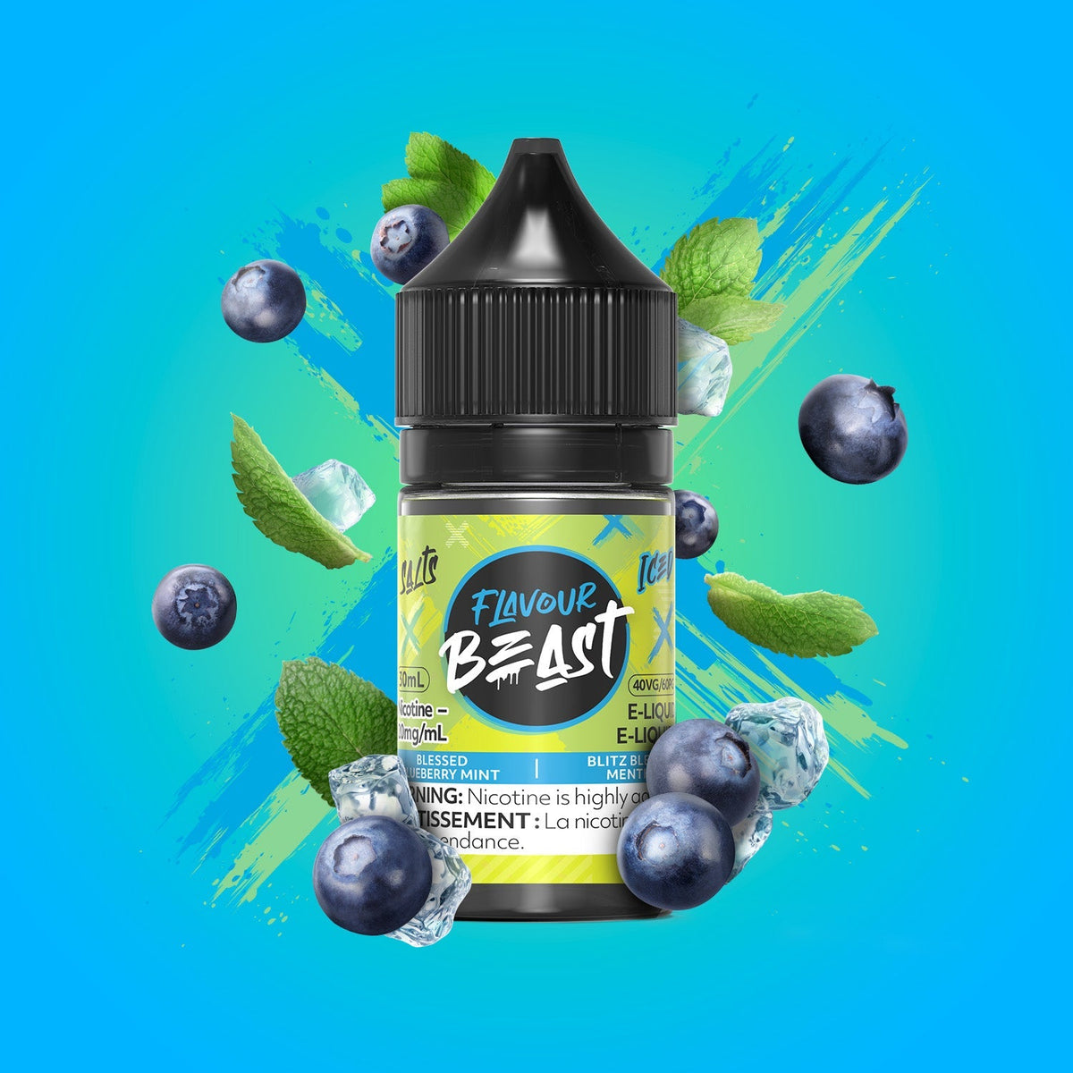 FB Salt 20 Blessed Blueberry Mint