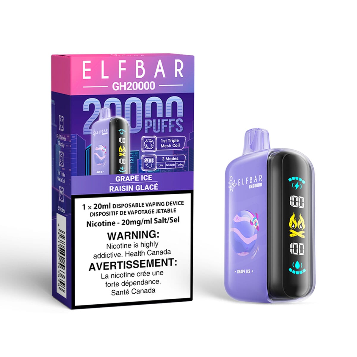 Elf Bar GH20000 Grape Ice