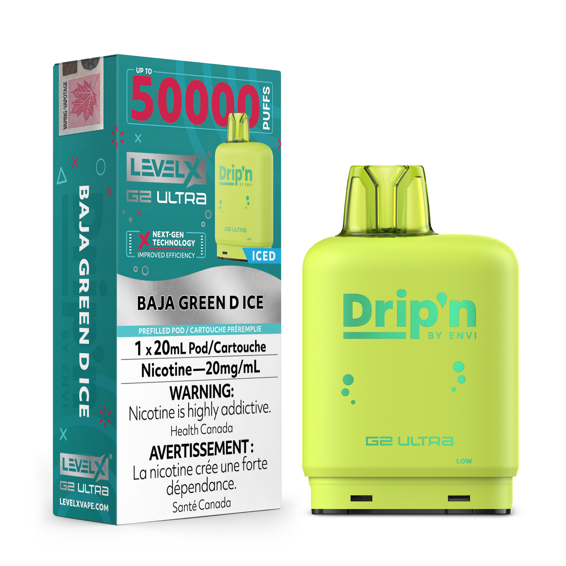 Envi Drip'n G2 Ultra Level X - Baja Green D Ice