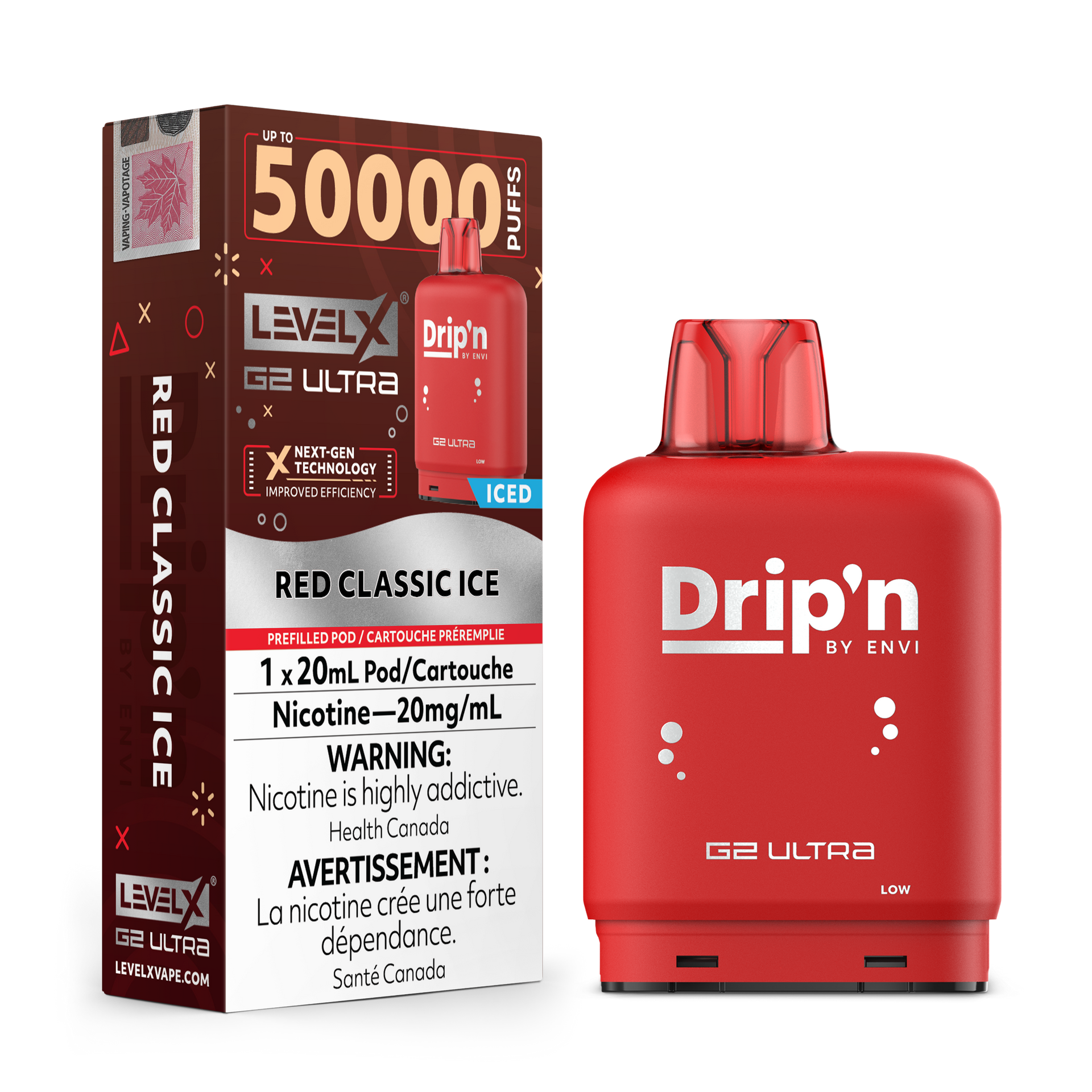 Envi Drip'n G2 Ultra Level X - Red Classic Ice