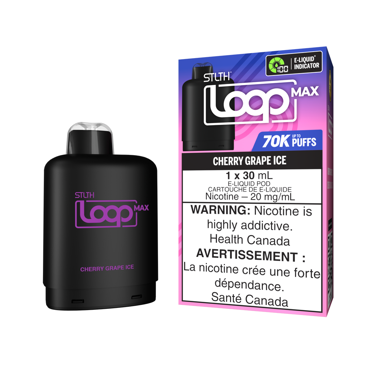 Stlth Loop Max Cherry Grape Ice