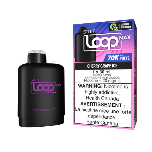 Stlth Loop Max Cherry Grape Ice