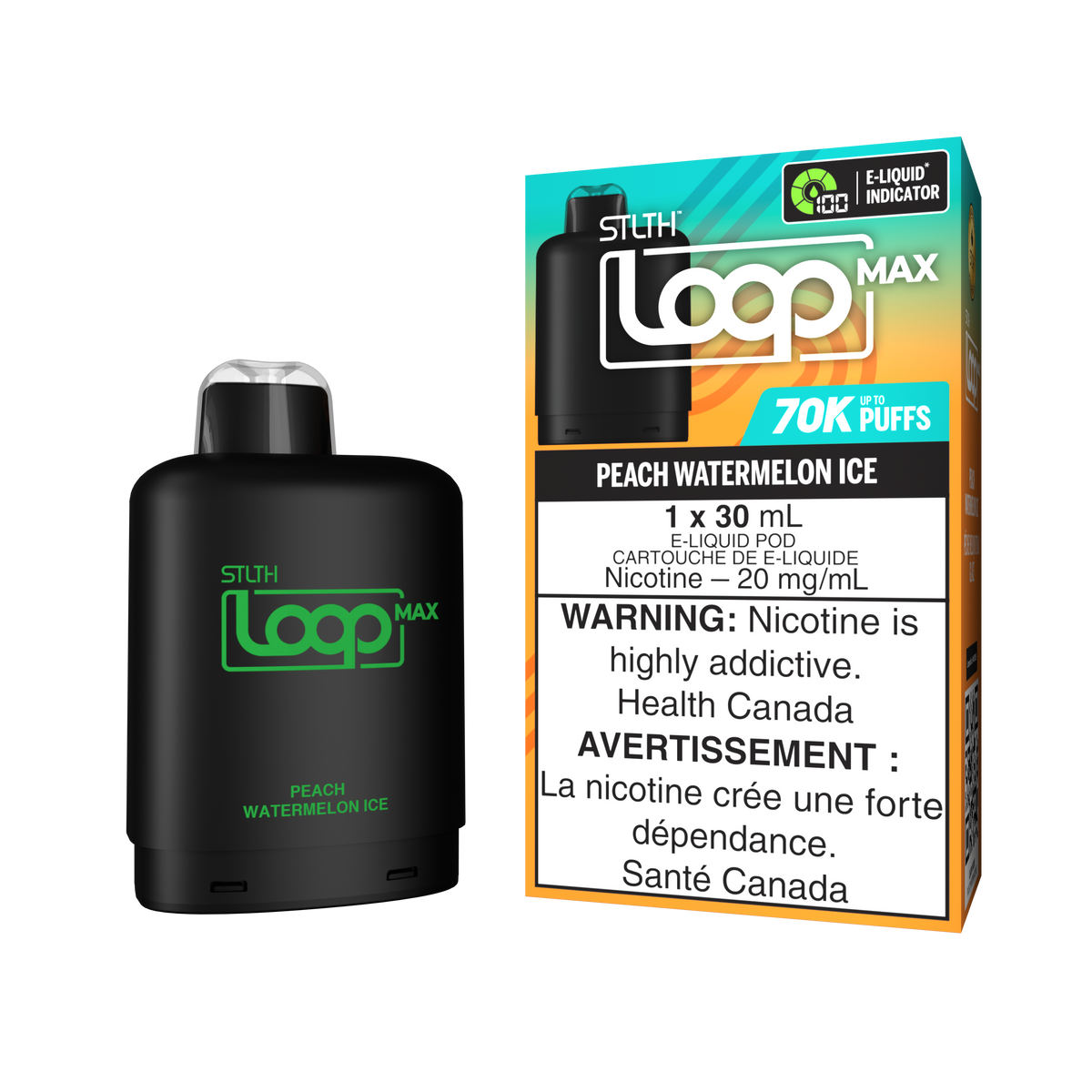 Stlth Loop Max Peach Watermelon Ice
