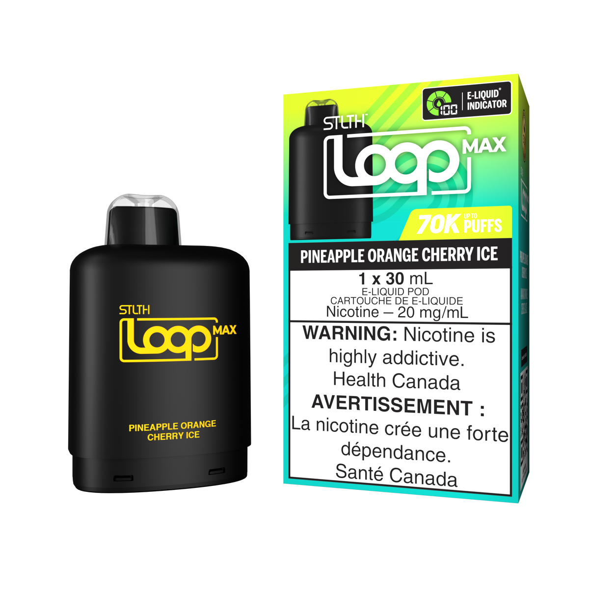 Stlth Loop Max Pineapple Orange Cherry Ice