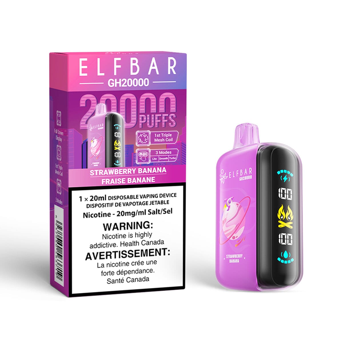 Elf Bar GH20000 Strawberry Banana