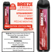 Breeze Pro Zero Nic - Strawberry Peach Mint