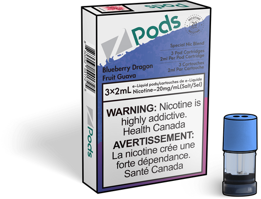 Z Pods Blueberry Dragonfruit Gauva