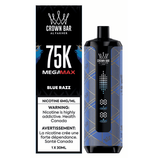 Crown Bar 75K Blue Raspberry
