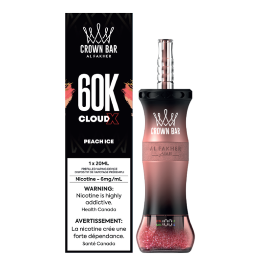 Crown Bar 60K Peach Ice