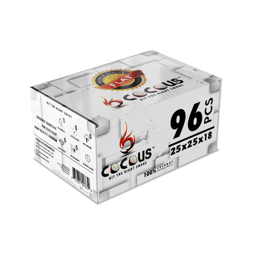 CocoUS Coconut Charcoal Flats 25x25x18