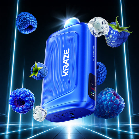 Kraze Giga Blue Razz Ice