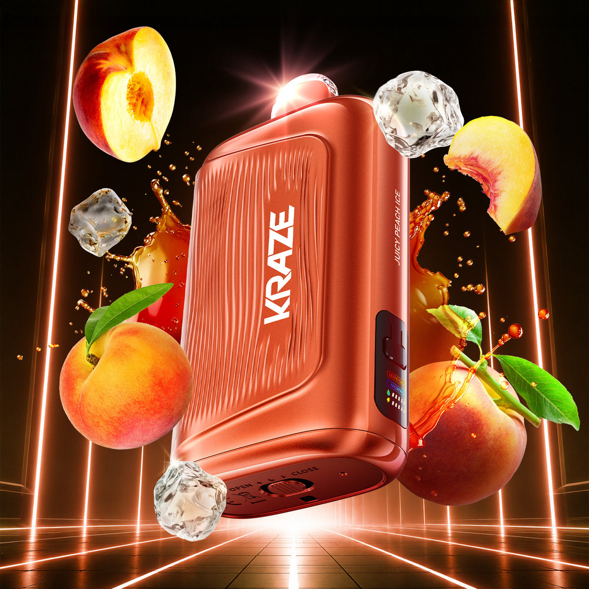 Kraze Giga Juicy Peach Ice