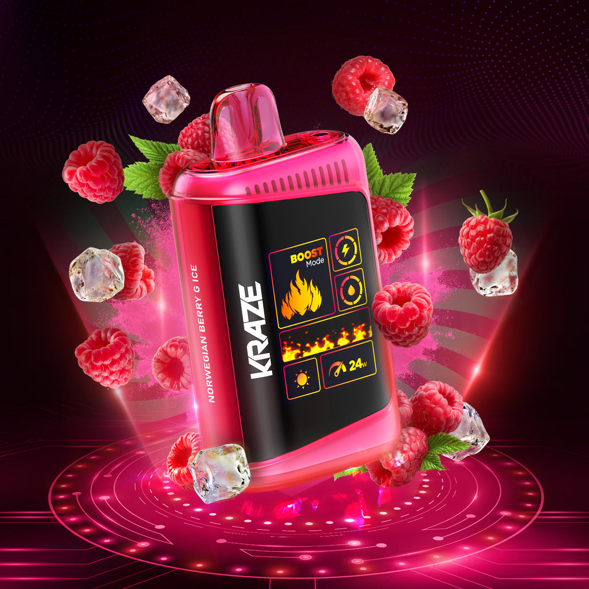 Kraze HD Mega Norwegian Berry G Ice