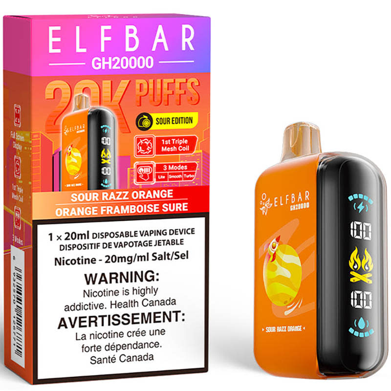 Elf Bar GH20000 Sour Razz Orange