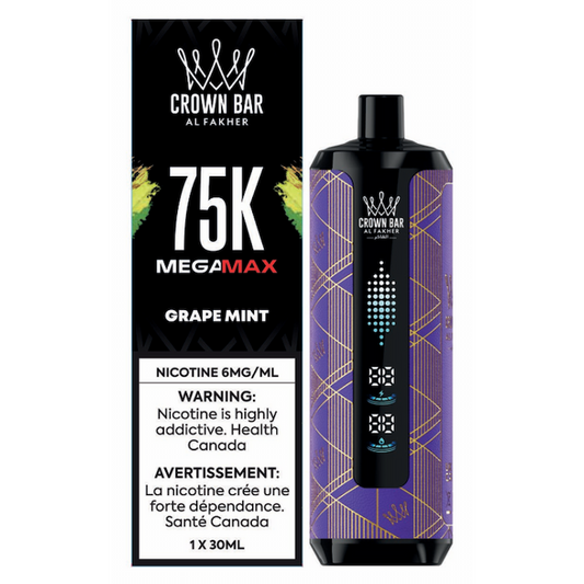 Crown Bar 75K Grape Mint