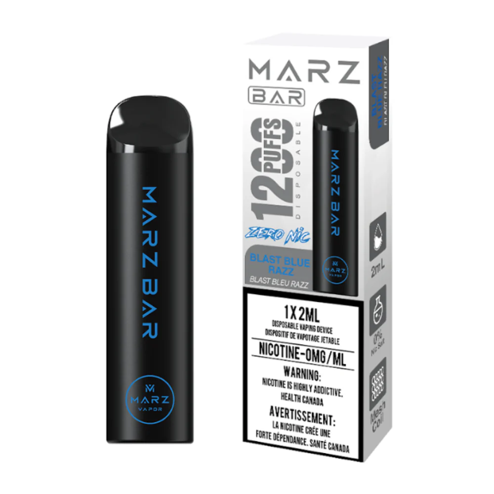 Marz Bar Zero Blast Blue Razz