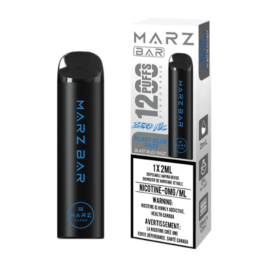 Marz Bar Zero Blast Blue Razz