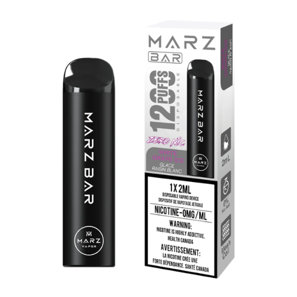 Marz Bar Zero White Grape Ice