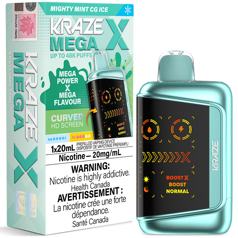Kraze Mega X Mighty Mint CG Ice