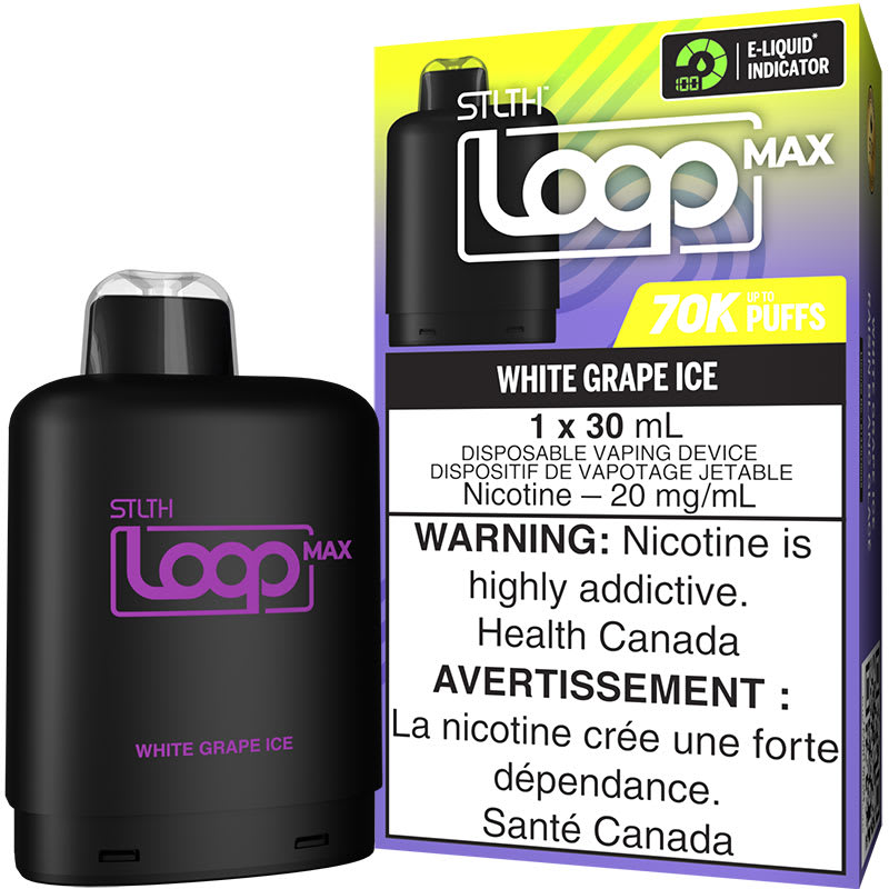 Stlth Loop Max White Grape Ice