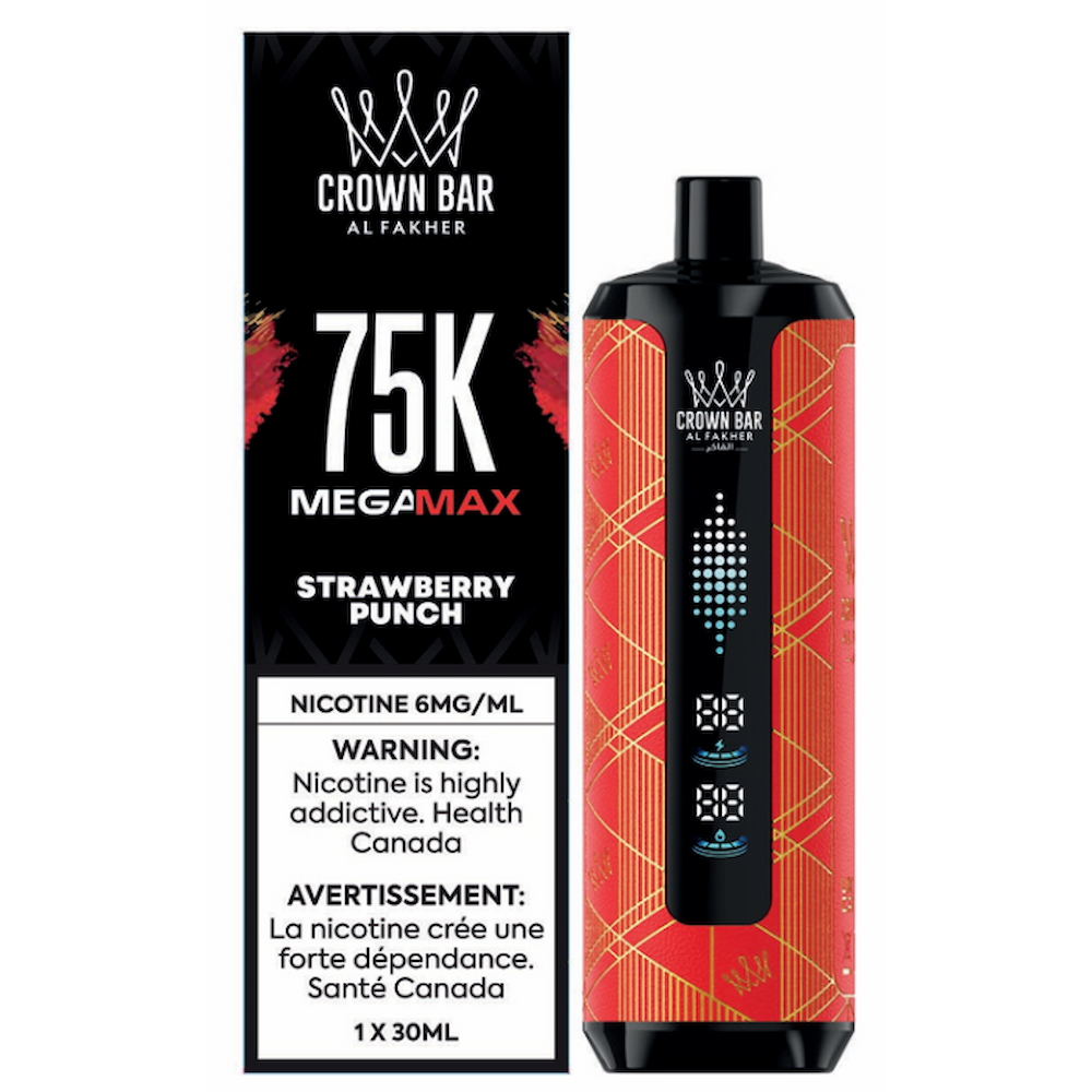 Crown Bar 75K Strawberry Punch