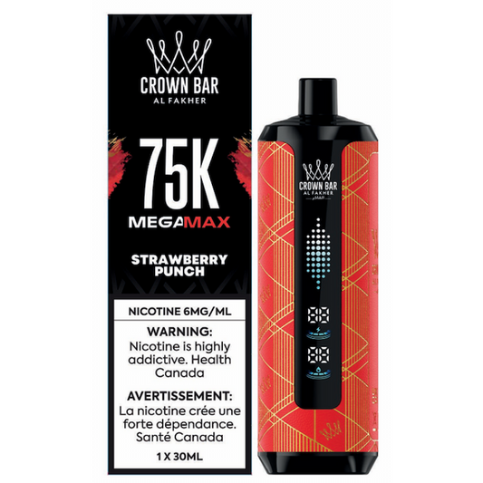 Crown Bar 75K Strawberry Punch