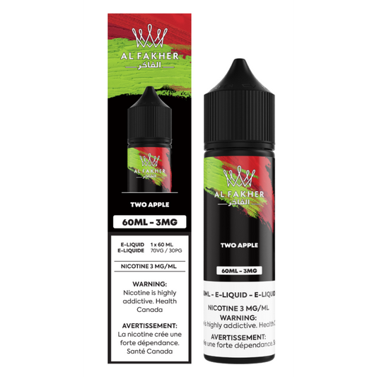 Alfakher Freebase 3mg Two Apple