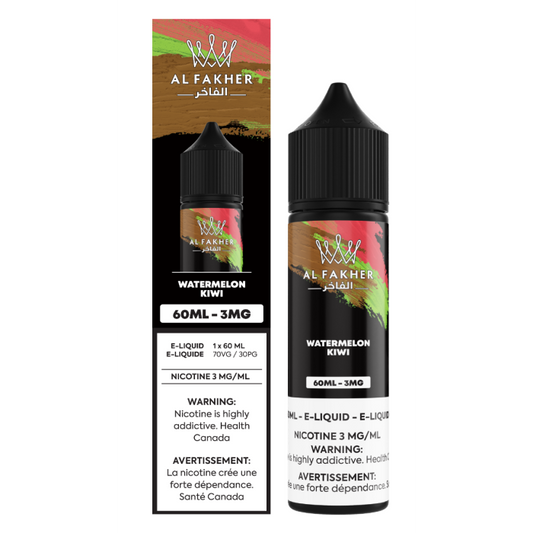 Alfakher Freebase 3mg Watermelon Kiwi